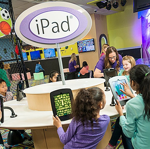 A Quest for Success: Bouncepad Game Station at Kids Quest -